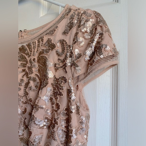 Tadashi Shoji Floral Sequin Dress - Picture 4 of 10